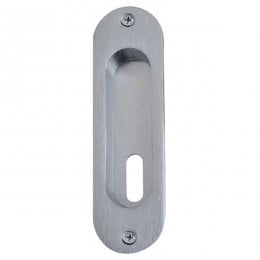 Maniglia incasso ovale foro chiave NIC 202