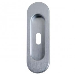 Maniglia incasso ovale foro chiave NIC 204