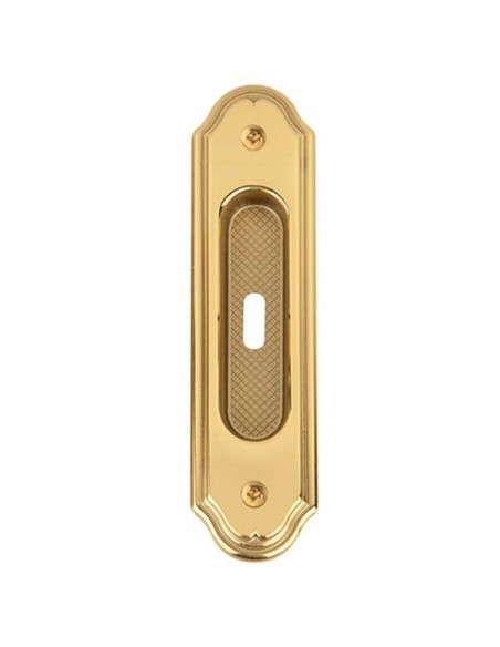 Maniglia incasso ovale foro chiave NIC 501