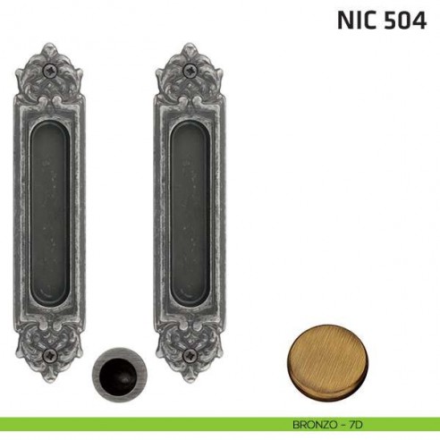 Kit ovale cieco + trascinatore NIC 504 bronzo