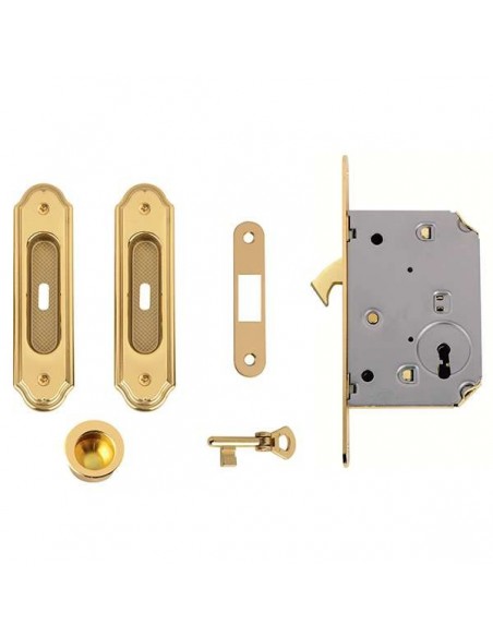 Kit ovale foro chiave con chiave, trascinatore e serratura NIC 501