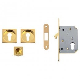 Kit quadrato foro yale con trascinatore e serratura NIC 302