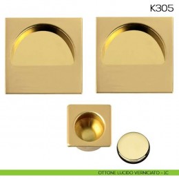 Maniglia incasso quadrata cieca mezzaluna NIC 305 2