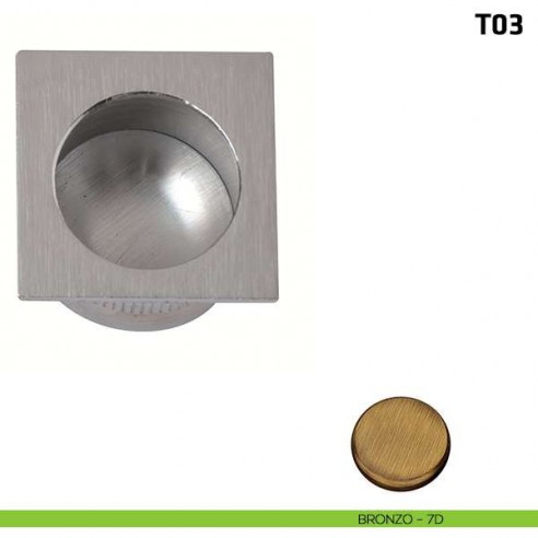 Ditale di trascinamento quadrato in metallo T03 bronzo