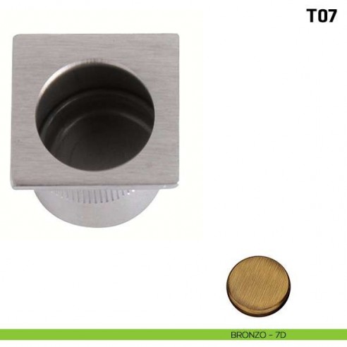 Ditale di trascinamento quadrato in plastica T07 bronzo