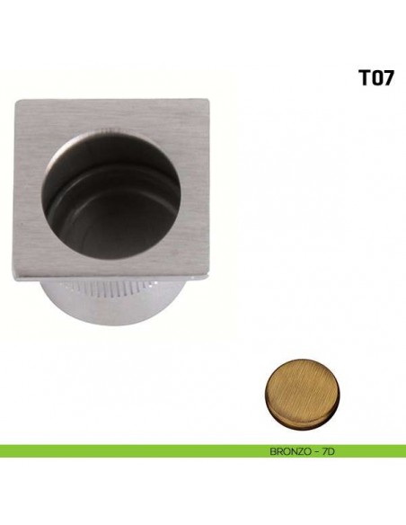 Ditale di trascinamento quadrato in plastica T07 bronzo