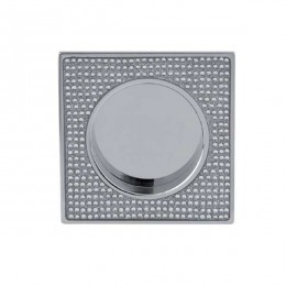 Maniglia incasso quadrata cieca con Swarovski NIC 303