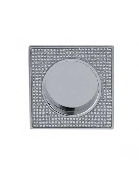 Maniglia incasso quadrata cieca con Swarovski NIC 303