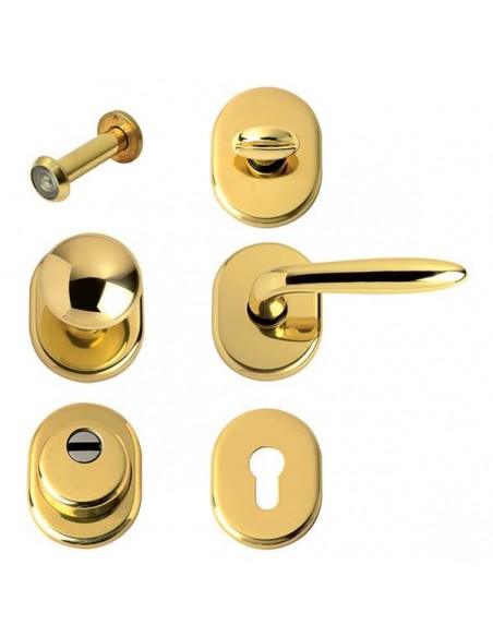 Kit per porta blindata con defender diametro 50 mm BLI100/50