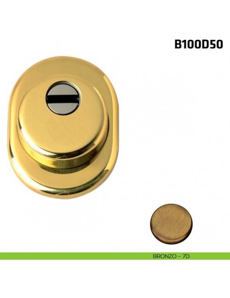 Defender diametro 50 mm per porta blindata bronzo