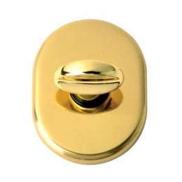 Limitatore a rotazione con foro centrale per porta blindata