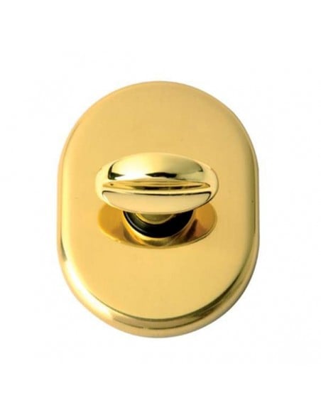 Limitatore a rotazione con foro centrale per porta blindata