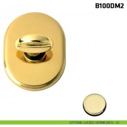 Limitatore a rotazione con foro centrale per porta blindata 2