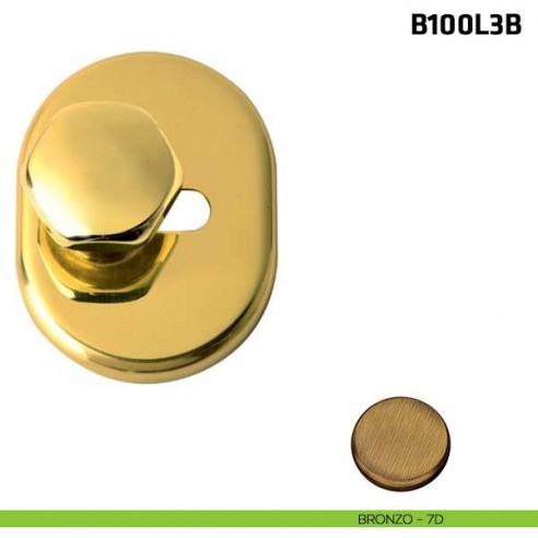 Limitatore a traslazione per porta blindata bronzo