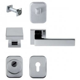 Kit per porta blindata quadrato con defender diametro 50 mm BLI150/50