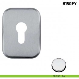 Borchia quadrata foro yale per porta blindata 2