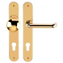 Kit maniglia con pomolo su placca per hotel Comit KHT002