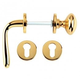 Kit maniglia con pomolo su rosetta per hotel Comit KHT004