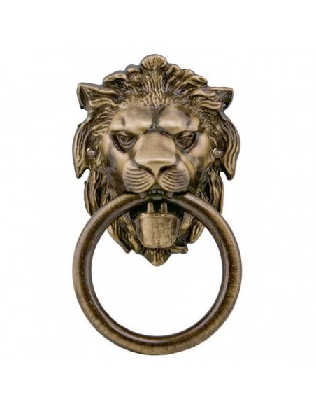 Battente per porta Leone con anello Comit misura 150x90 mm