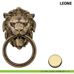 Battente per porta Leone con anello Comit misura 150x90 mm 2