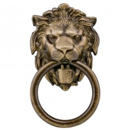 Battente per porta Leone con anello Comit misura 190x110 mm