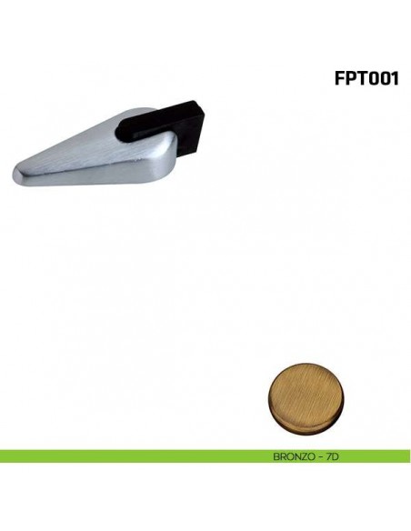 Fermaporta a pavimento FPT001 Comit bronzo