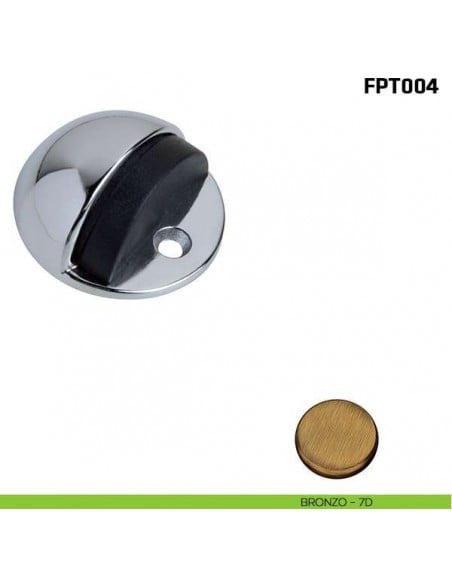 Fermaporta a pavimento FPT004 Comit bronzo