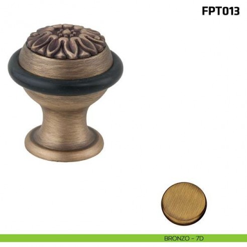 Fermaporta a pavimento FPT013 Comit bronzo