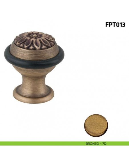 Fermaporta a pavimento FPT013 Comit bronzo