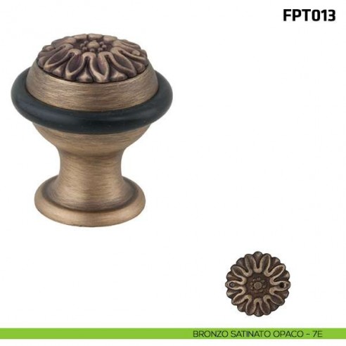 Fermaporta a pavimento FPT013 Comit bronzo satinato opaco