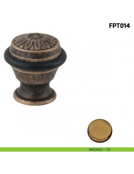 Fermaporta a pavimento FPT014 Comit bronzo