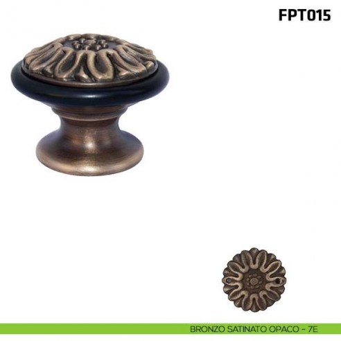 Fermaporta a pavimento FPT015 Comit bronzo satinato opaco