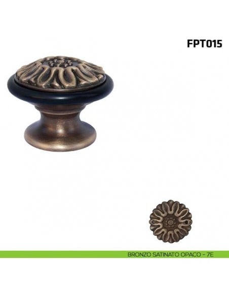Fermaporta a pavimento FPT015 Comit bronzo satinato opaco