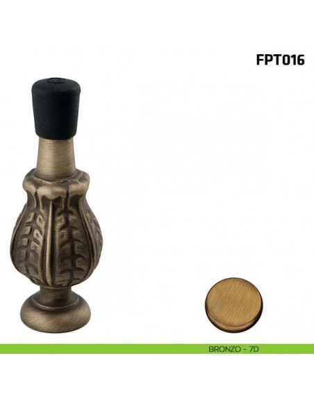Fermaporta a parete FPT016 Comit diametro 9 mm bronzo