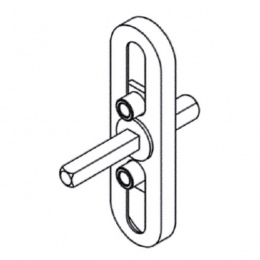 Movimento GRATZ con bussole + Q.7 per maniglia finestra cremonese Comit