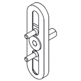Movimento GRATZ con perni per maniglia finestra cremonese Comit