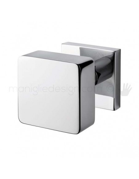 Pomolo per porta K 1171 girevole Valli & Valli con rosetta fine