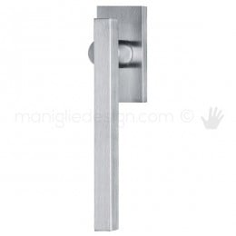 Maniglia per finestra martellina DK H 358 JP1 Fusital con rosetta fine