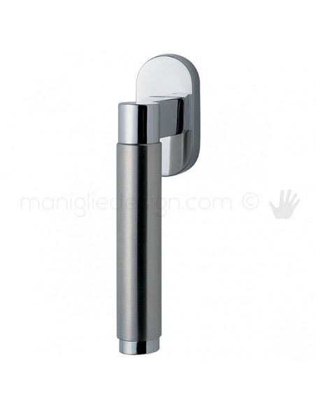 Maniglia per finestra martellina DK H 341 HK2 Fusital con rosetta fine
