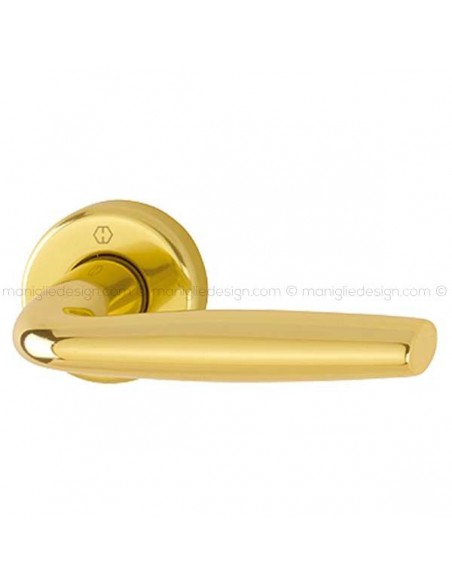 Maniglia per porta Milos Hoppe dorato lucido