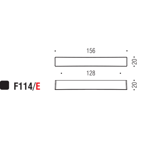 Maniglia per mobile F114 Formae E