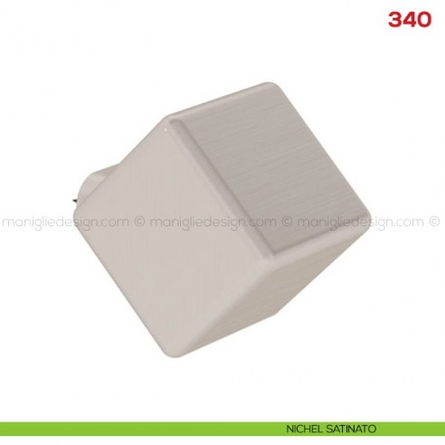 Pomello per mobile 340 Mital nichel satinato