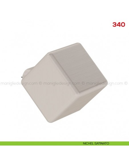 Pomello per mobile 340 Mital nichel satinato