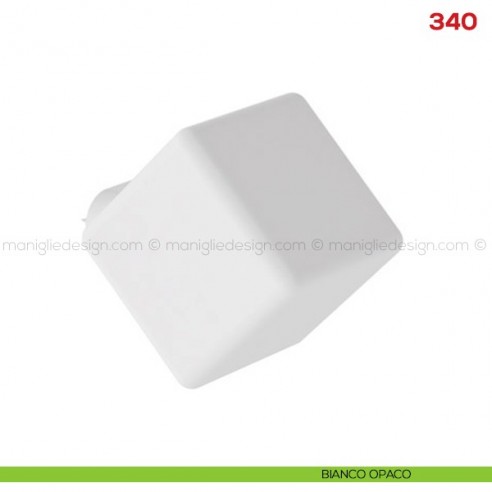 Pomello per mobile 340 Mital bianco opaco