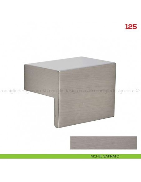 Pomolo per mobile 125 Mital nichel satinato