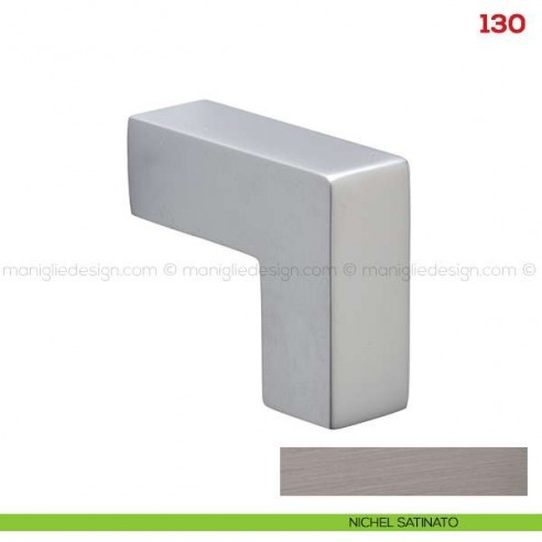 Pomello per mobile 130 Mital nichel satinato