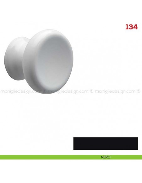 Pomolo in legno per mobile Mital 134 nero