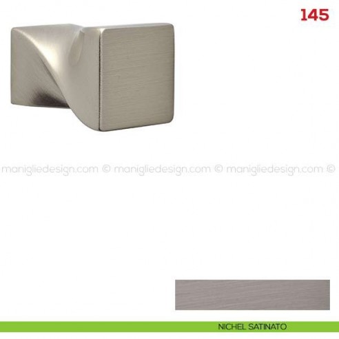 Pomello per mobile 145 Mital nichel satinato