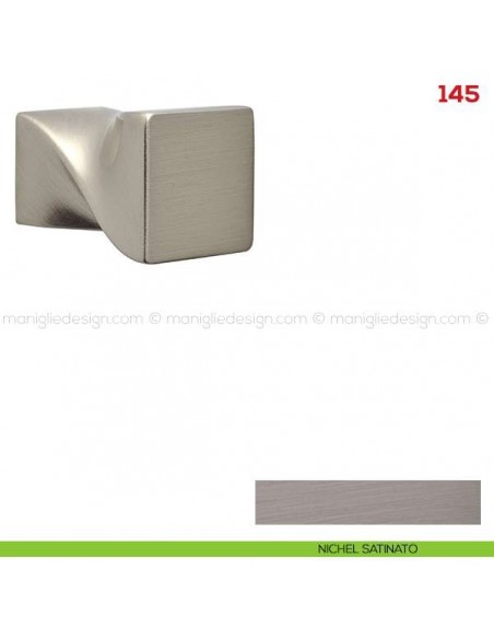 Pomello per mobile 145 Mital nichel satinato