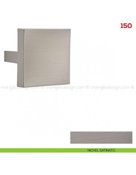 Pomello per mobile 150 Mital nichel satinato